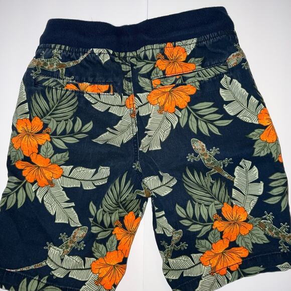 Wonder Nation Floral Blue, Green And Orange Shorts Size L (10/12) - Picture 2 of 3